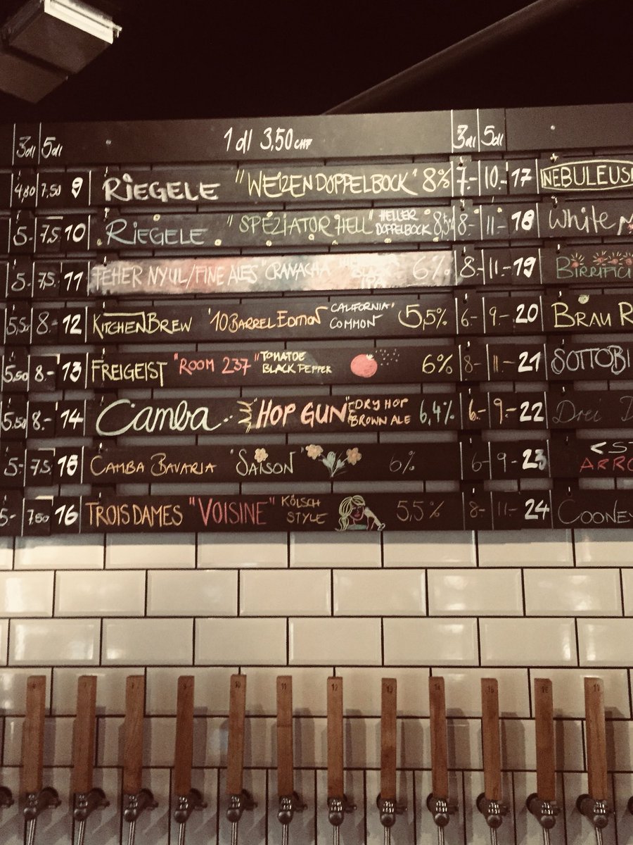 kitchen_brew's tweet photo. #Basel #beer drinkers, our #CaliforniaCommon is now on tap at #BierRevier in #MarktHalle. Remember, 5:00 pm on Friday is officially #beeroclock everywhere. https://t.co/KQXISNSRqA