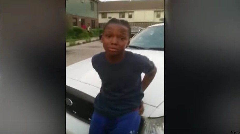 Blavity's tweet image. Traumatizing. This 10-year-old was playing outside when #Chicago police handcuffed him and wrongly accused him of having a gun. bit.ly/2JqfzfW