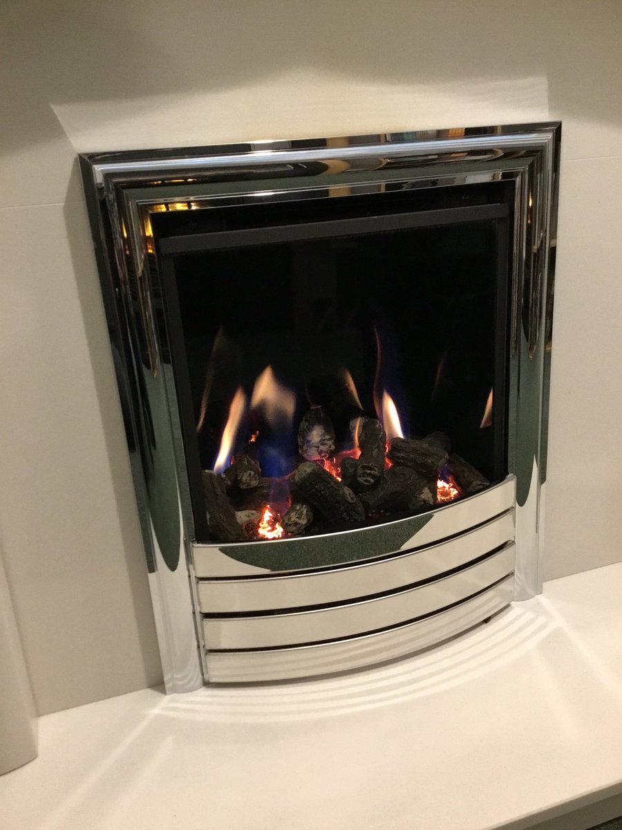 FiresCannock's tweet photo. ‘Core’ blimey! 
They have done it again, look at this sensational gas fire available with black glass backing and low reflective glass....
Visit us for more details 😊
#cannockfireplaces #core #gasfire #chrome #elite #noonedoesitbetter https://t.co/Fx36FNxOPR