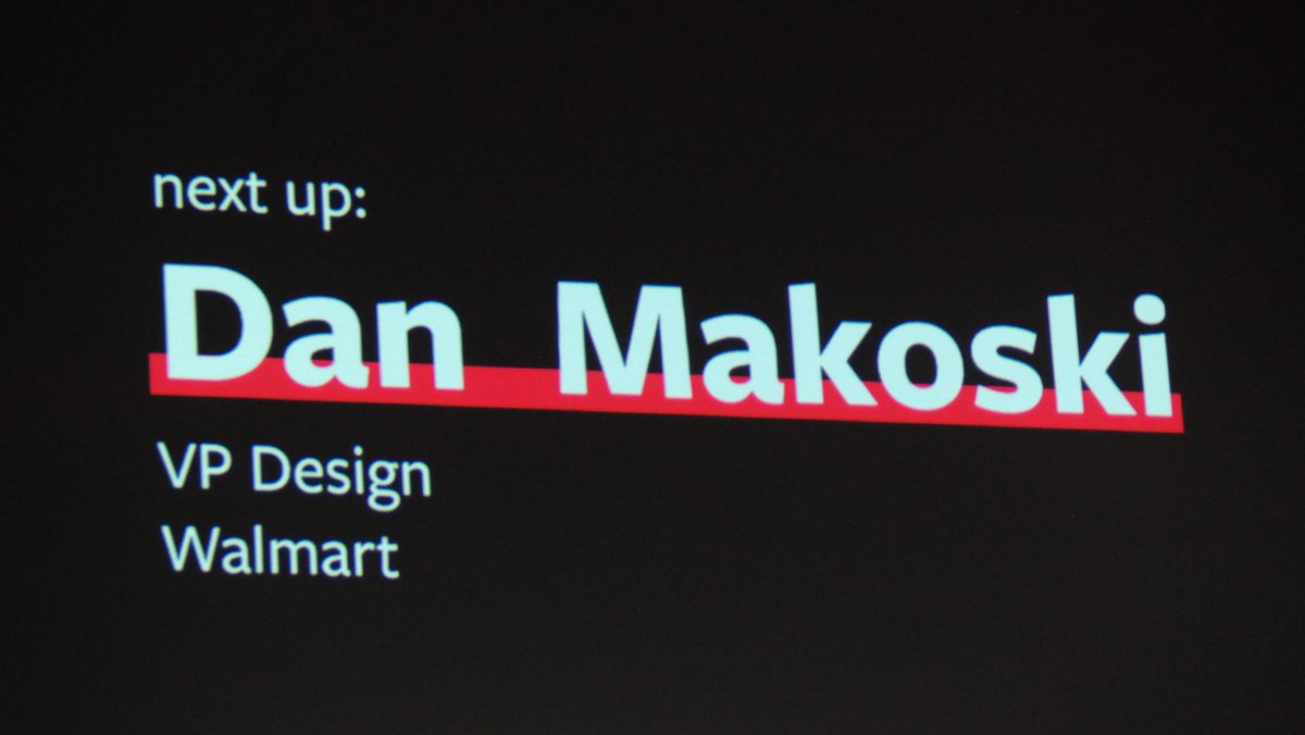 wethinkahead's tweet photo. Now on #ForumStage: @Mak0ski from @Walmart #thinkahead18 https://t.co/d1q1WtMMdS