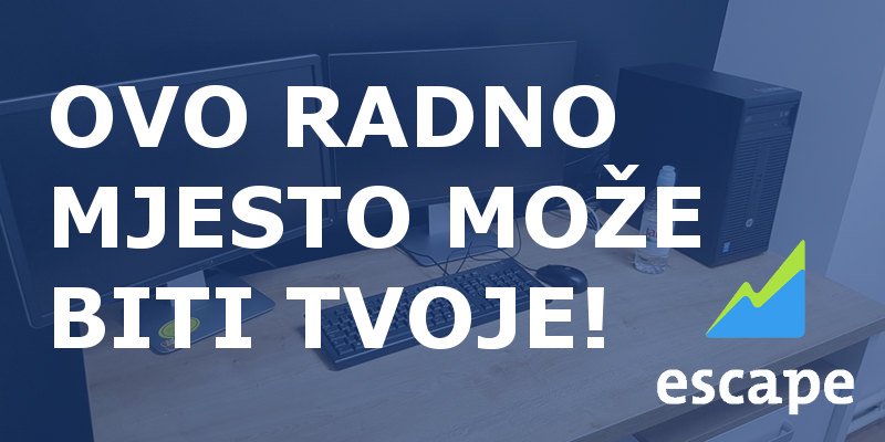 I došao je taj trenutak! 
Tražimo pojačanje AdWords tima! 
Ako se pronalaziš u onome što tražimo - prijavi se! 
#posao #Osijek
escapestudio.hr/blog/trazimo-s…