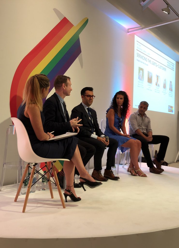 DanielPearce's tweet photo. From one stage at the @HiltonGiardiniN in Sicily to another at the @saatchi_gallery in London, just another week for @TTGTravelQueen #itt2018 #proudexperiences https://t.co/6ekhSiXpvM