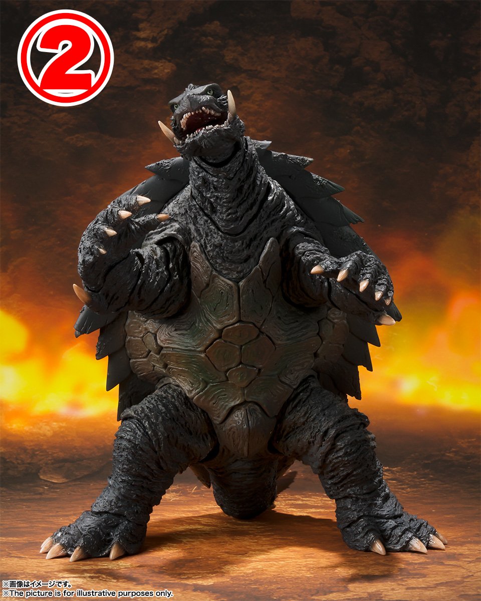ガメラ3（ガメラ1999）比較①着ぐるみ②モンスターアーツ ③