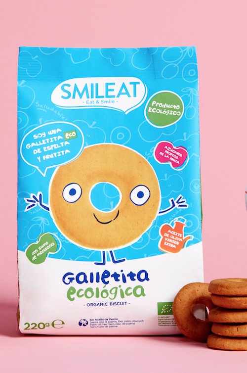 Smileat, Galletas Ecológicas de Espelta y Fruta