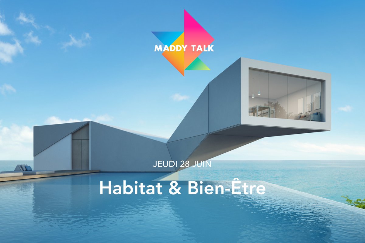 MaddyKeynote's tweet photo. Venez décrypter le futur de l'Habitat et du Bien-Être et débattre avec nous le jeudi 28 juin chez @SalesforceFR 🏡 Inscrivez-vous rapidement sur https://t.co/9EWX9fhiLD #MaddyTalk https://t.co/XJkybbwJgy