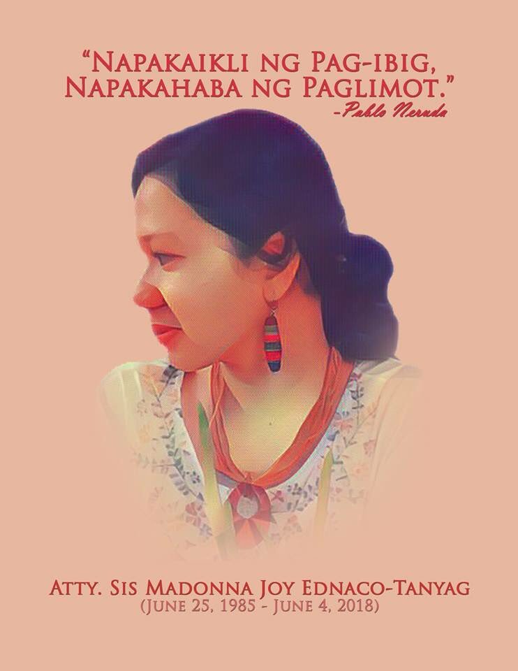 "Tulad mo’y rosas sa hardin ng digma
At di maiwasang sa’yo ay humanga
Ang tulad kong mandirigma" 

Pagpupugay sa buhay mong dakila, Sis Donna!