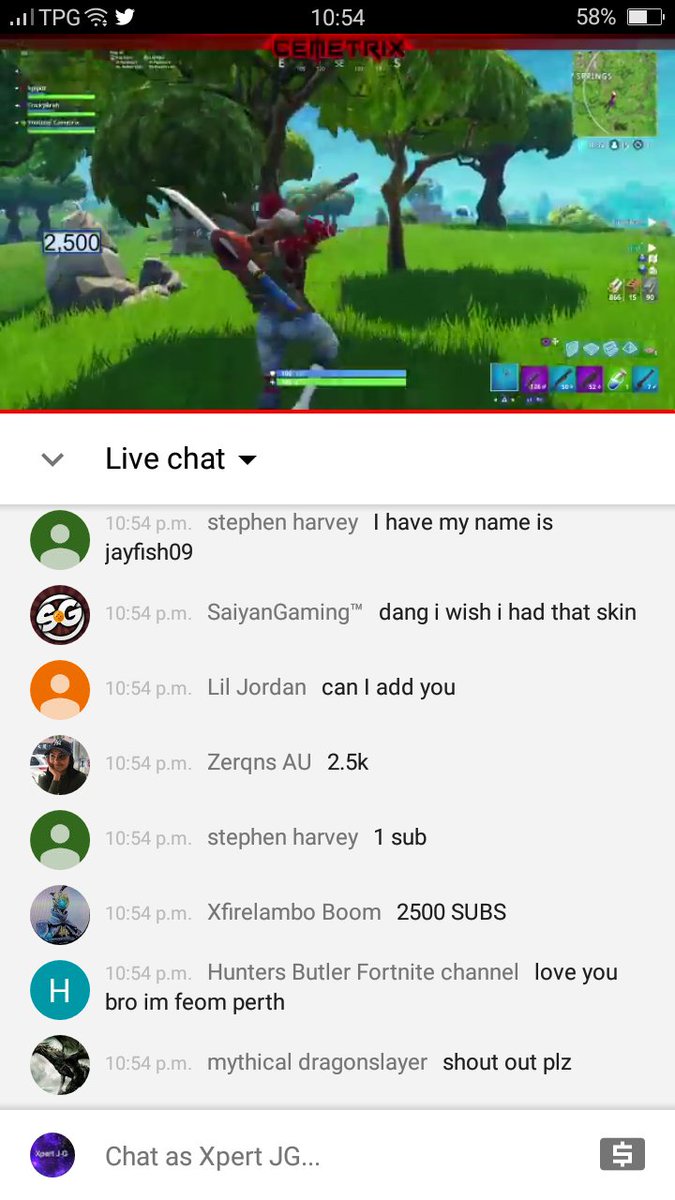 James tweet media