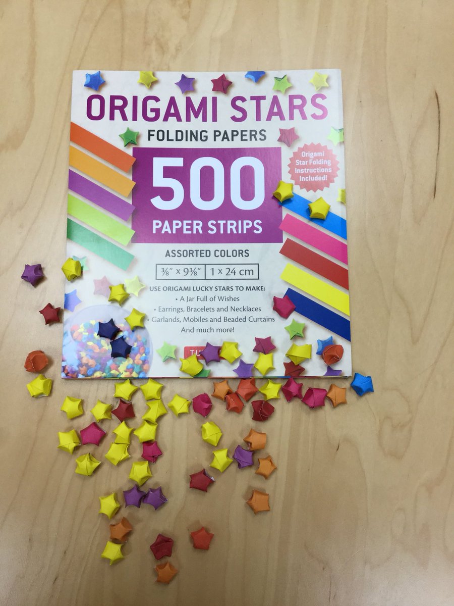 TuttleBooks's tweet photo. So much fun to fold and a variety of uses. Who else loves origami stars!? #tuttlepublishing #tuttleorigami #origami #foldingfun #origamistars https://t.co/CwxOwx8yK2