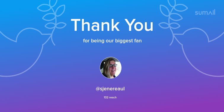 JenniferBogart's tweet photo. Our biggest fans this week: @sjenereaul. Thank you! via https://t.co/vX3jnupNZP https://t.co/ZirGD51K92