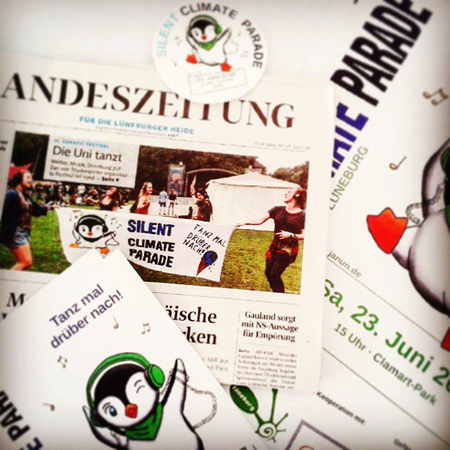 climateparade's tweet photo. "Hello, folks auf Twiiter!"
In knapp zwei Wochen, 23. Juni startet zum ersten Mal die SCP in @Lüneburg. Großartig. Sogar die Landeszeitung für die Lündeburger Heide berichtet drüber. Kommt Alle und tanz für den #Klimaschutz #takeaction #yeah #Klimagerechtigkeit #tanzen @janun_de https://t.co/ZZkwucLmDM