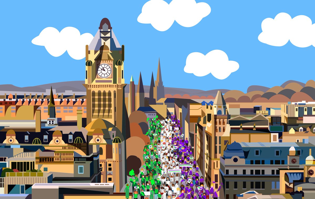 processions2018's tweet photo. Only 2 days till #PROCESSIONS2018! And the forecast is sunny! Please join us to celebrate 100 yrs of women's suffrage - you can turn up on the day if you haven't registered. Help us make this a momentous living portrait of women today #Edinburgh #London #Cardiff #Belfast @1418NOW https://t.co/pHNP4tdHDb