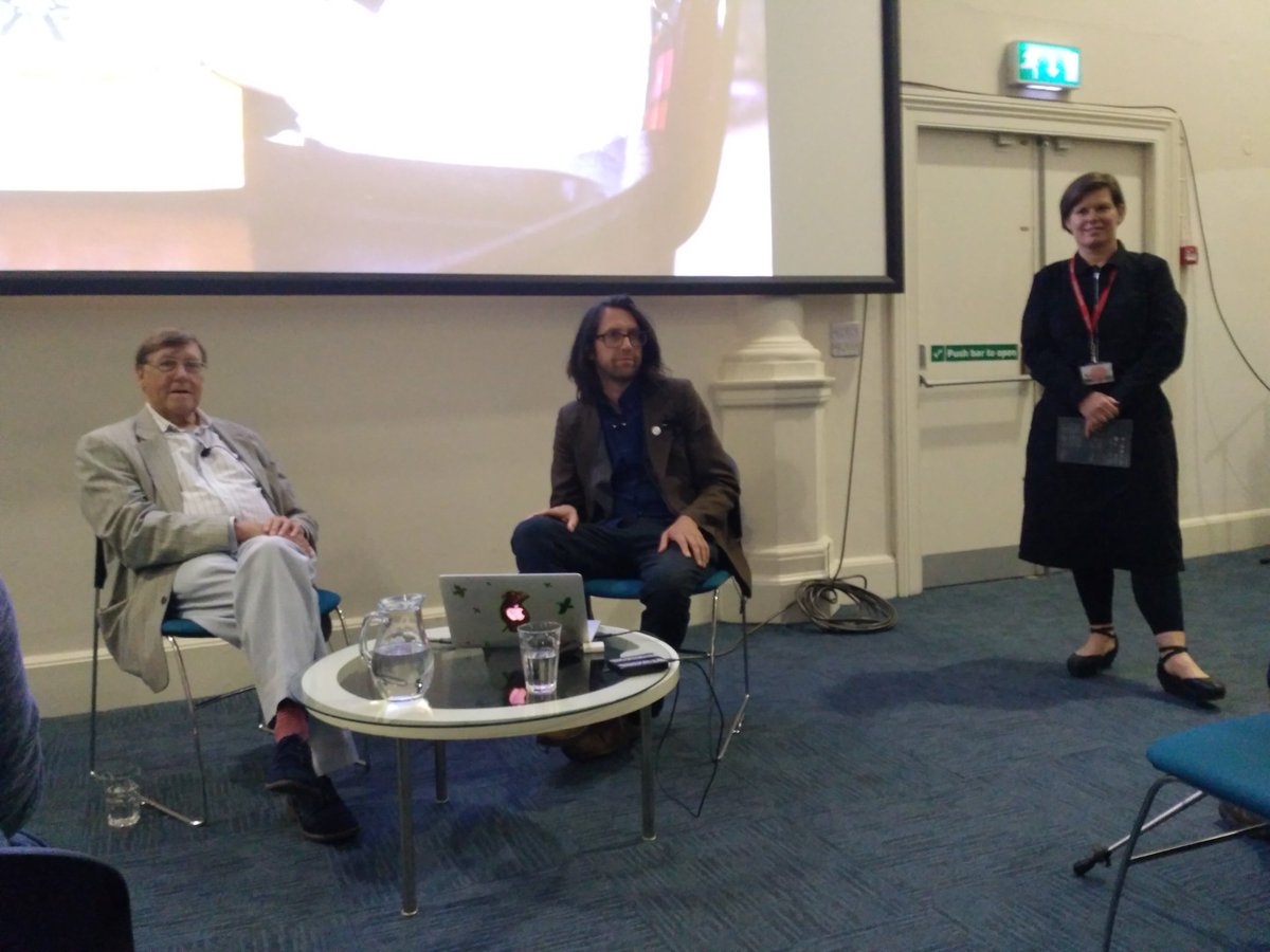 BigBookend's tweet photo. Delighted to be @LeedsArtGallery for #NaturalSelection talk with Peter and @andyholden_GM #LAGLiveGuide https://t.co/H5wULJRASc