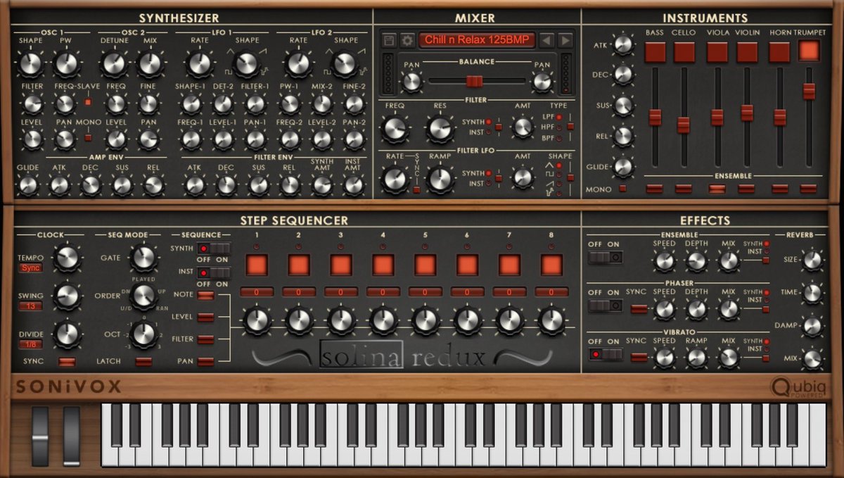 New from <a href="/SONiVOX/">SONiVOX</a> ! The Solina Redux Synthesizer! A perfect replication of the original Solina Arp Synthesizer with a twist! With 2 step sequencers included, the sonic range included is second to none! Available now at: inta-audio.com/computer-music… #sonivox #solinasynth #software #daw