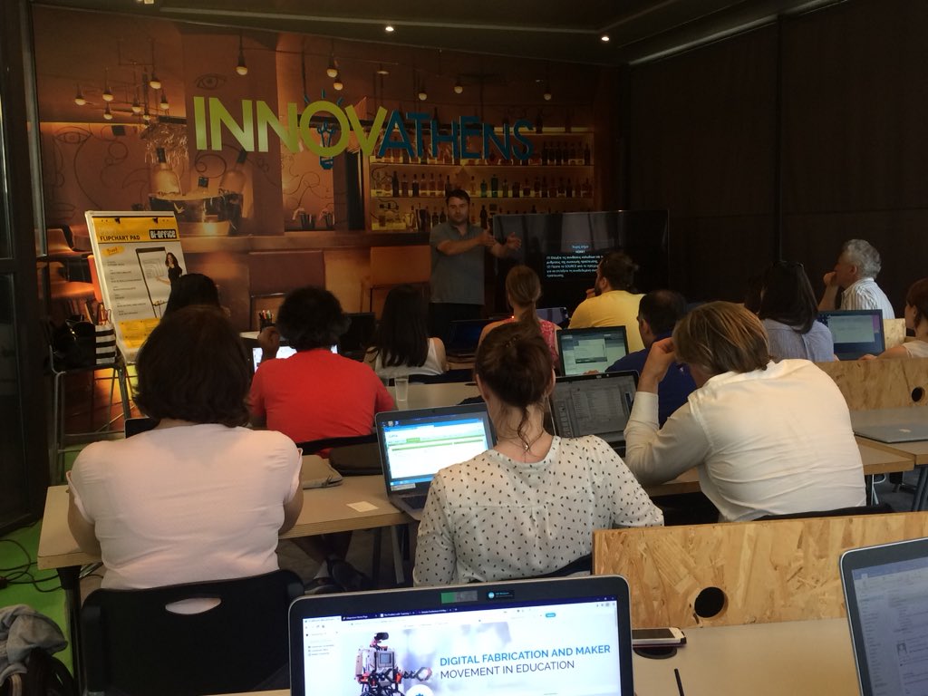 eCraft2Learn's tweet photo. Day 2 of the #eCraft2Learn consortium meeting @InnovAthens has our industrial partners @UltimakerGB @evothings @arduino @EdumotivaLab discuss about the project exploitation and sustainability
#edtech #innovation https://t.co/xQgpny5zqj