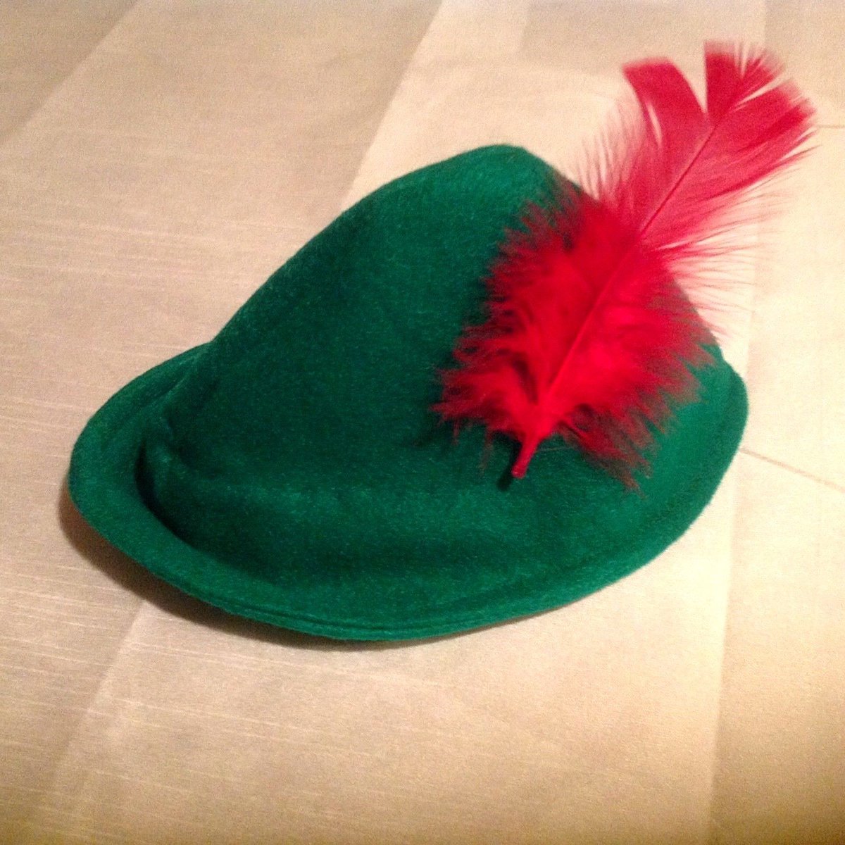 PrettyElegance's tweet photo. NEW Peter Pan hat is being revised and Ebay listing is being edited with new design. #PeterPan #handmade #peterpanhat #toddler #toddlers #handmadecostumes #toddlerdisney #Halloween2018 #halloween #boys #boycostumes #sewingforboys https://t.co/IS34TQOpss