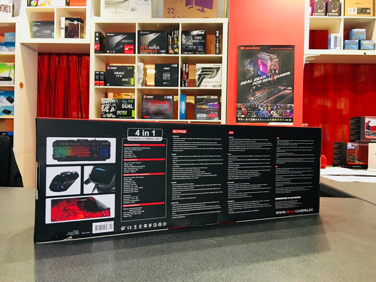 ITPoint2's tweet photo. ๐ข๐ข๐ข SPLENDIDA COMBO #MARSGAMING #MCPRGB ๐ข๐ข๐ข
Regala colore alle tue sessioni di gioco!!! #Tastiera, #mouse e #cuffie #gaming #RGB. Piรน un #mousepad extra large!!!
La scheda su https://t.co/lfOqELQ9gw ---> https://t.co/F3rzdpEmlk
#iTPoint #MarsGaming
@ITPoint2 @MarsGaming_ https://t.co/792G3OWgZG