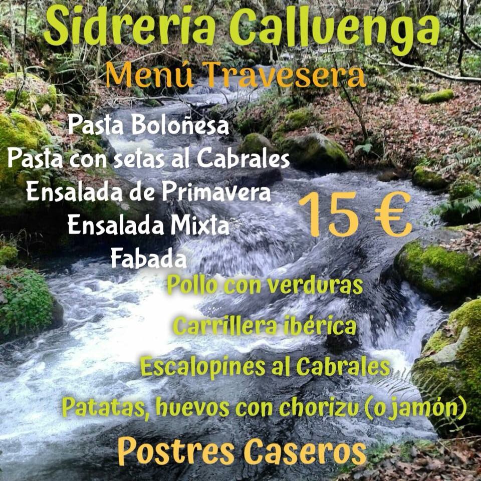 Calluenga's tweet photo. Aquí os dejamos el menú #travesera para las cenas de hoy viernes y comidas de mañana sábado. ¡Mucha suerte a todos! #PicosDeEuropa #cabrales #ASTURIAS https://t.co/OEADxoQfZh