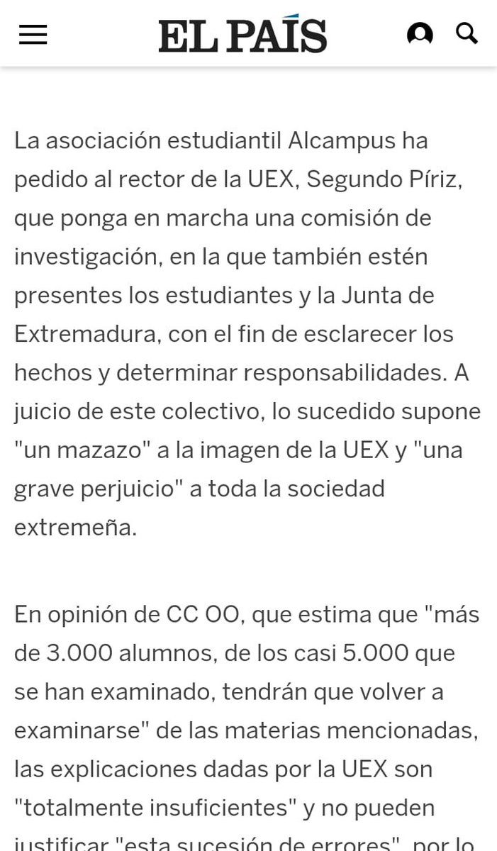 alcampus's tweet photo. Hoy los medios se hacen eco de lo ocurrido en la uex: 
Como siempre, lxs estudiantes siempre pagando las cagadas de la universidad. 
¡Vergüenza! https://t.co/i1MIRnHTQh