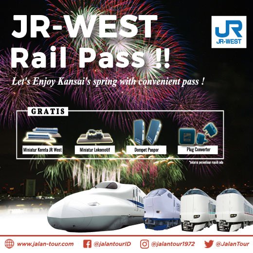 JalanTour's tweet photo. #jr #west #kansai #wide #area #jrwest #jrwidekansaiarea #jalanjalan #wisata #jepang #wisatajepang #liburan #liburanjepang #perjalanan #perjalananwisata https://t.co/1frx7E3Vmo