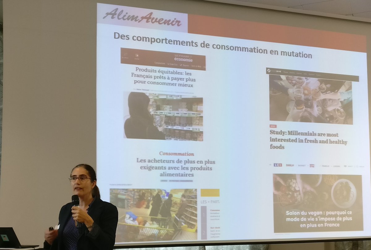 NicolasViard's tweet photo. #AapFoodTech2018 avec Céline Laisney @AlimAvenir pour découvrir les tendances de l'alimentation, des comportements et l'innovation par la #FoodTech 

 #mangerverslefutur #futureoffood
#alimentationdufutur #labgrownmeat #culturedmeat #insect #Nutrition cc @ChaireANCA https://t.co/B3jrRXOFM9