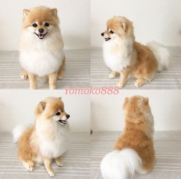 moko824428's tweet photo. ポメラニアンさんの進捗🐶体調見つつゆっくりですが進んでいます。 #羊毛フェルト #ポメラニアン https://t.co/bvviTwx8HE