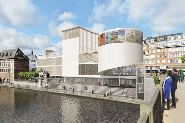 Het Naamse Huis van Cultuur in nieuw jasje tegen 2019 ikgabouwen.knack.be/bouwen-renovat…