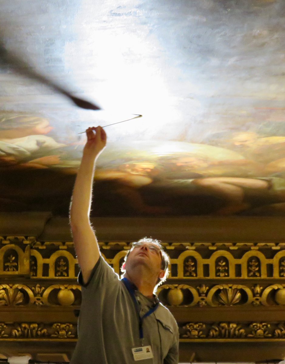 MisterGreenwich's tweet image. Have you been to see what the #Conservators are doing in #PaintedHall ⁦@orncgreenwich⁩ yet? No? Not much time left. Tours only on until end Sept. Avoid disappointment, get booking! 😃😃😃 ornc.org/painted-hall-c…