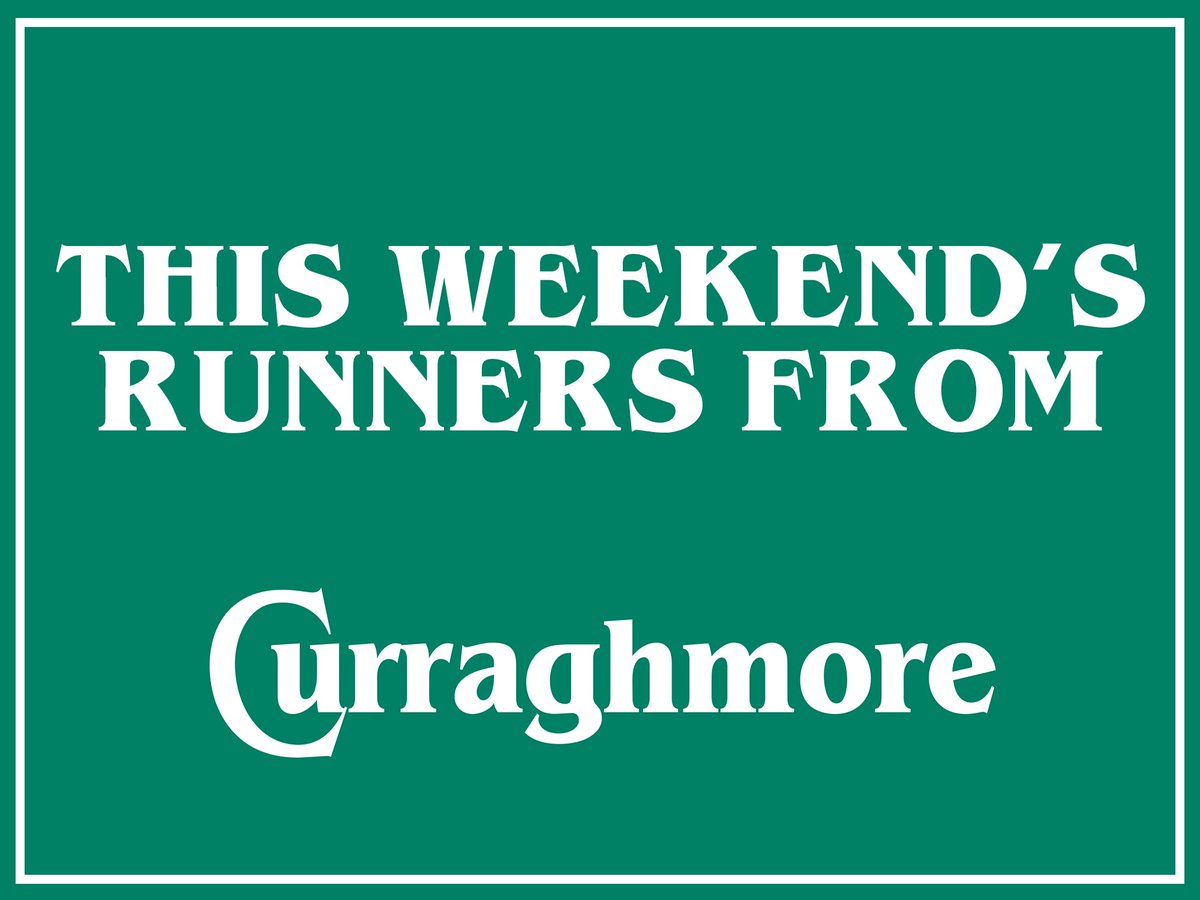 CurraghmoreNZ's tweet photo. Good luck to connections of CM runners this weekend including:
#Kuro (L Hinkler H. @DoombenRacing)
#YesterdaysSongs (@FlemingtonVRC)
#RocDeBanc & #Rodrico (@TeRapaRacing) https://t.co/bS8j892VaG https://t.co/VBsJcDYA79