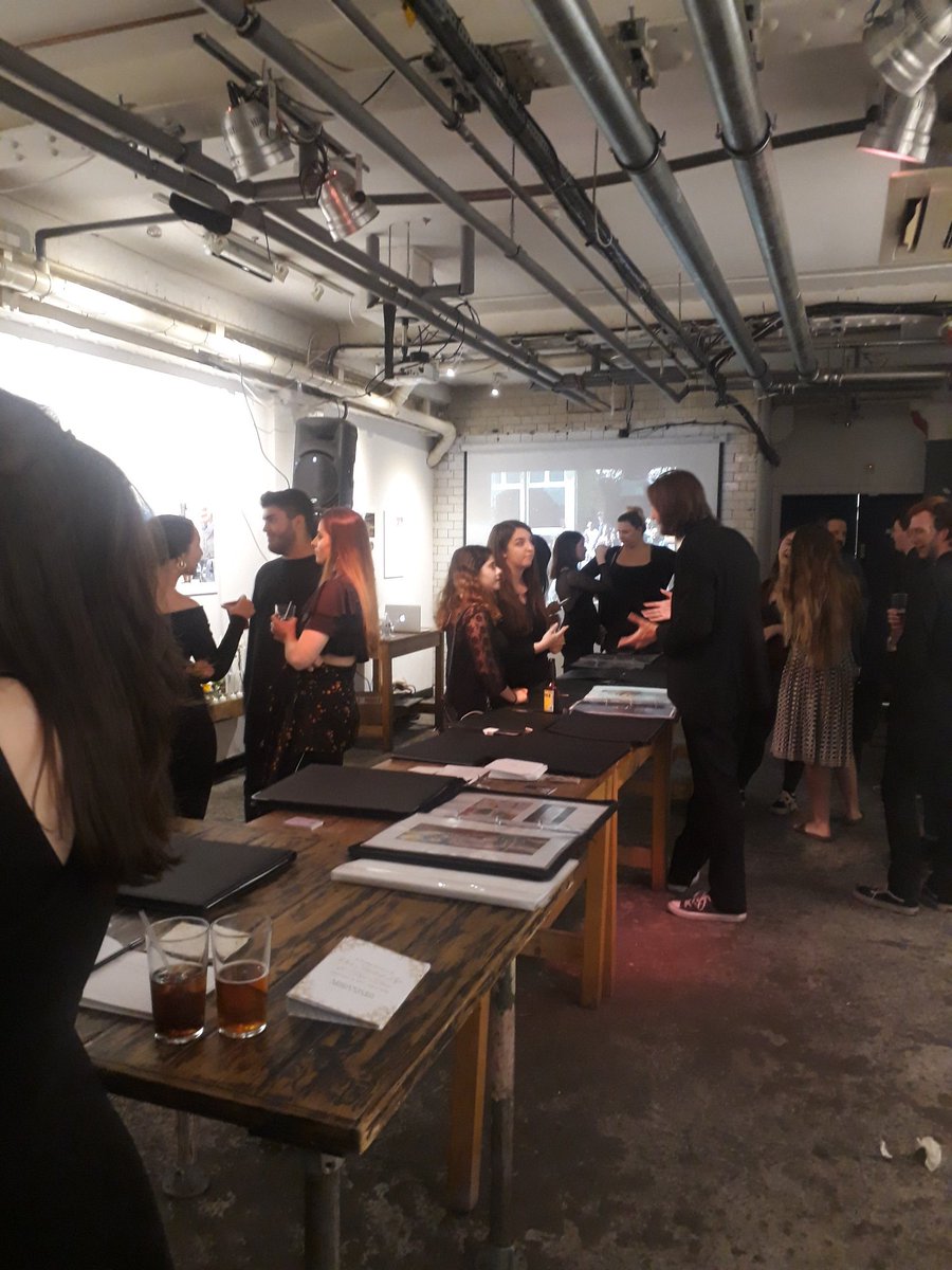 OliviaCRDowning's tweet photo. Paying respects with the students at @LAUCreativeAd degree show - despite the morbid theme, the work was more than lively! #RIPsesh #foreverinourhearts https://t.co/M1VKRn4IwO