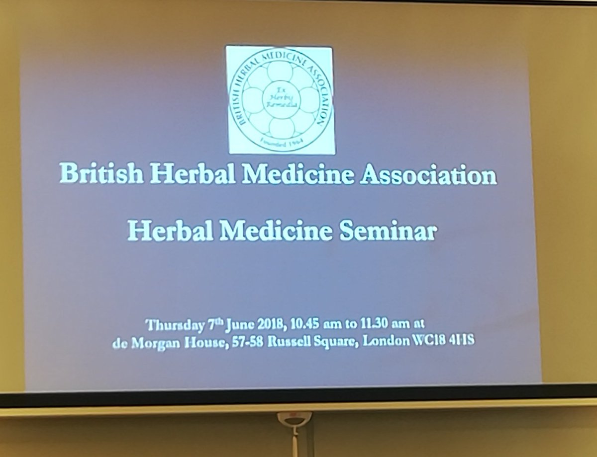 tiziana_sgamma's tweet photo. The @DMU_BTG at the BHMA Herbal Medicine Seminar (@BHMAtweet) in London presenting how #DNAbarcoding can be used for quality assurance of herbal medicines. Great talk @adrian_slater! @dmuhls https://t.co/HoFN8ddZzk