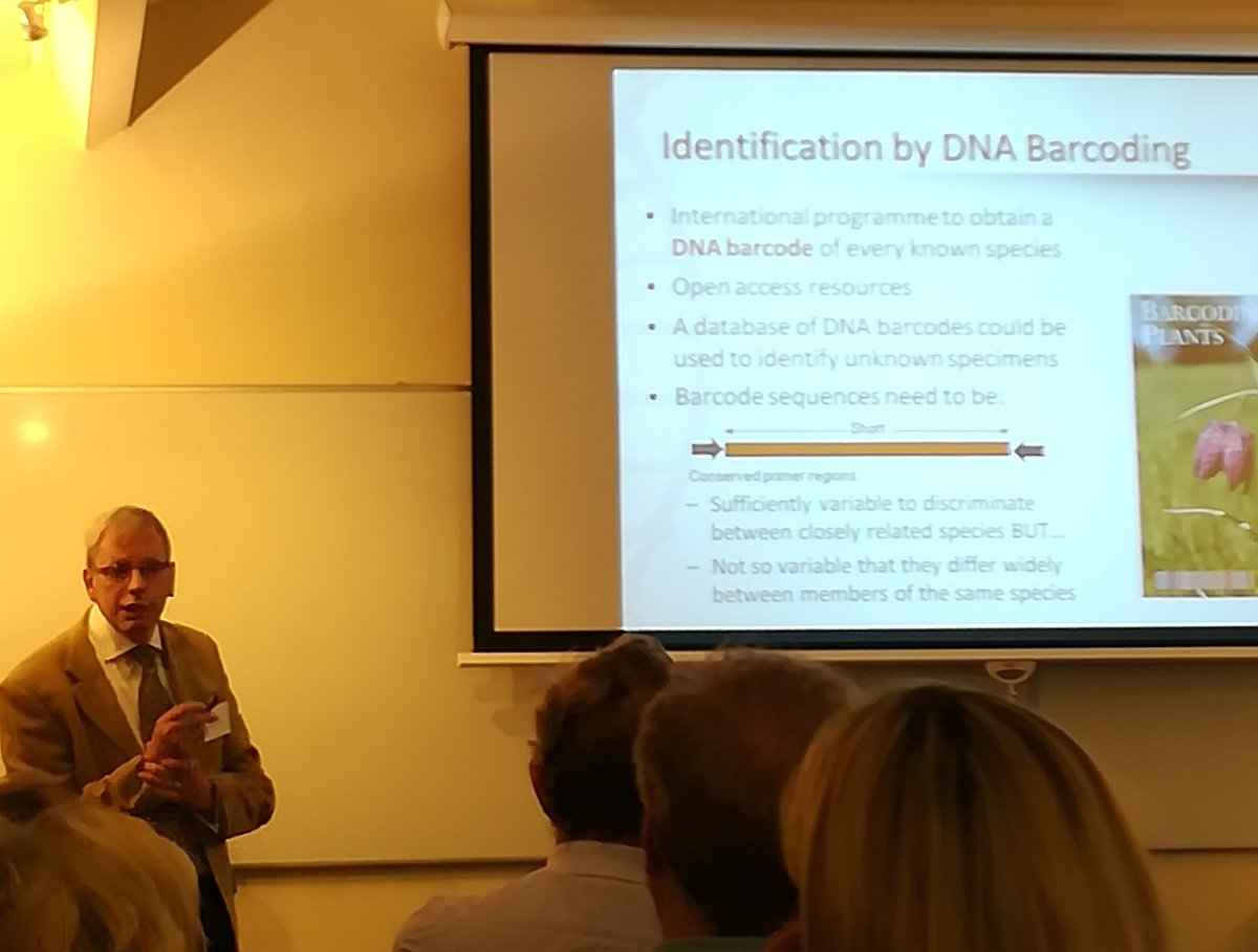 tiziana_sgamma's tweet photo. The @DMU_BTG at the BHMA Herbal Medicine Seminar (@BHMAtweet) in London presenting how #DNAbarcoding can be used for quality assurance of herbal medicines. Great talk @adrian_slater! @dmuhls https://t.co/HoFN8ddZzk