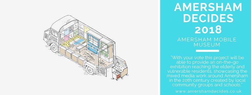 CommunitiesBC's tweet photo. #AmershamDecides2018 here is the first of our shortlisted projects – Amersham Mobile Museum! @Amershammuseum
To vote for this project or to find out more information regarding the @Buckscc #Amersham #LocalAreaForum programme visit our website: https://t.co/FSysDZX8Cg https://t.co/BbMB4Fp13g