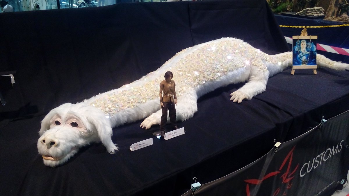 RobotPilipinas's tweet photo. OMG #Falkor &amp; #Atreyu custom figures made by #FoxhunterCustoms #TheNeverendingStory #ToyConPopLifeFANX2018 #ToyConPH https://t.co/5FGBwEh3wb