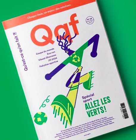 ⚽ Le nouveau spécial sport <a href="/qqfait/">Qu'est-ce qu'on fait ?!</a> est en kiosque: on y parle de pollution sportive, de plogging, de sport inclusif et, bien sur, de la coupe du monde. Feat <a href="/ThibautSchepman/">Thibaut Schepman</a> <a href="/TOElsaPereira/">Elsa Pereira</a> <a href="/LaureneDaycard/">Laurène</a> ... et illustré par Yann Bastard. 💚