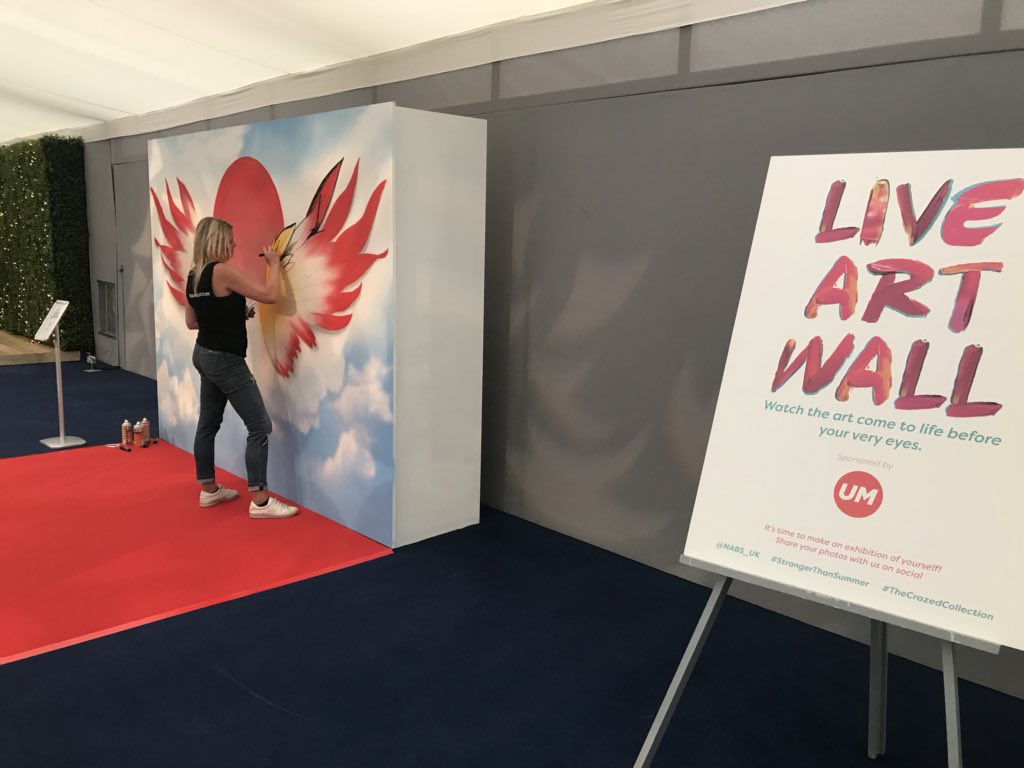 NABS_UK's tweet photo. Tonight The Crazed Curator and @UMLondon have invited an artist along to The HAC to give you wings! #StrangerThanSummer #TheCrazedCollection https://t.co/3564dgSnZU