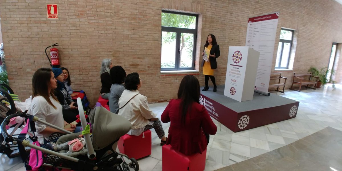 SevillaES2018's tweet photo. Éxito de participación en el #SpeakerCorner de #SevillaEs2018 https://t.co/HAhi1jb8WN