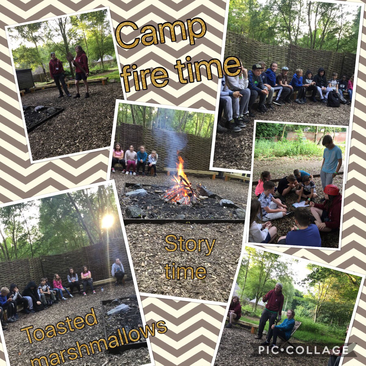 LangerPrimary's tweet photo. Year 6 celebrated their final evening at African Adventure by toasting marshamallows and listening to a wonderful story #campfire #storytime #reflectontime https://t.co/HQTWSXh266