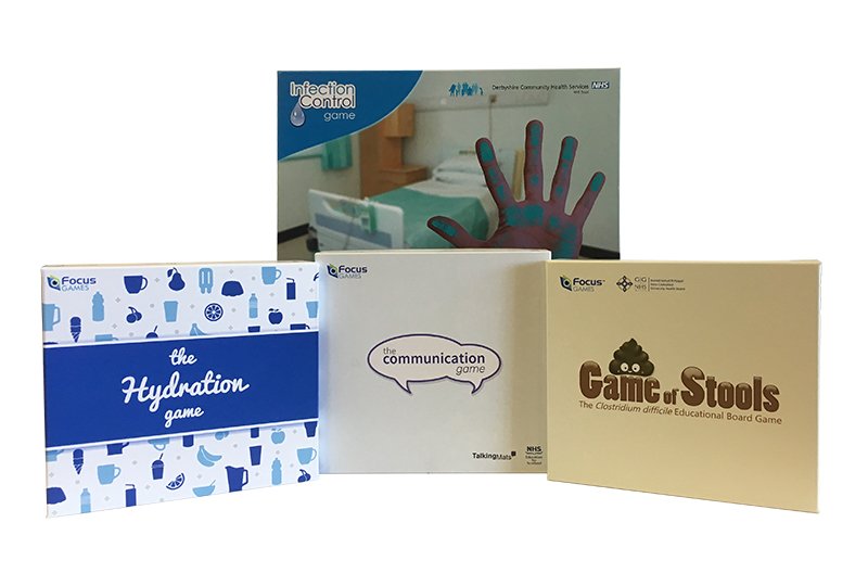 FocusGames's tweet photo. Next week at @CILIPHLG conference, we'll be exhibiting these games and more, AND holding a workshop on the benefits of educational games for #ukmedlibs with @kayebags from @NewcombLibrary! Sign up for parallel session 1b to join us 😀 #HLG2018 https://t.co/3ebl0lYexA