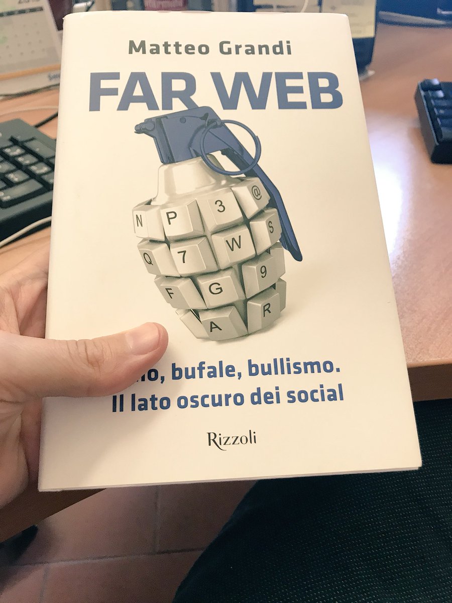 IrvinsWelsh's tweet image. Molto curioso di cominciare il libro di @matteograndi. Grazie a @fnicodemo per il consiglio! #farweb #sn