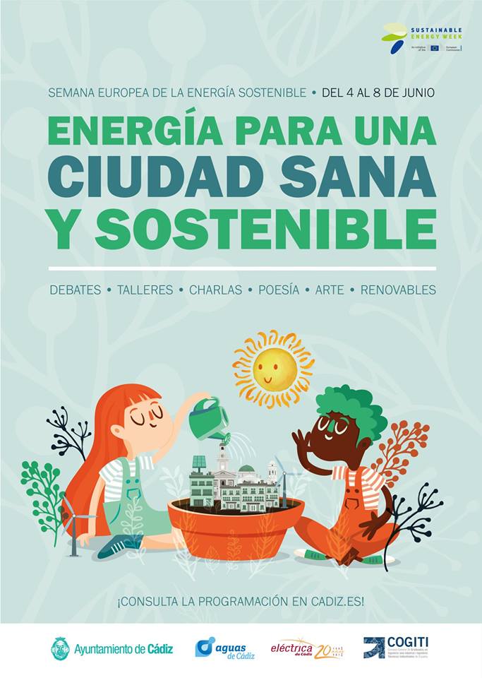 Transicion_E's tweet photo. HOY: Jornada de Puertas Abiertas en #EléctricadeCádiz, 17hs. Encuentro de energía local; 18.30hs. @jorpow hablará de las oportunidades de #Cádiz en la #transiciónenergética con especial hincapié en la creación de empleo. Os esperamos! #EUSEW2018 #CádizRenovable https://t.co/Vo9un7orqL
