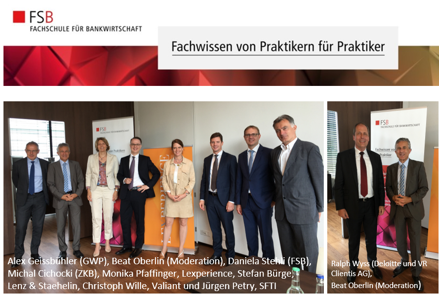 Top-Referenten und Moderation am FSB-Seminar zu Datenschutz, PSD2, Compliance und Digitalisierung! Besten Dank an alle Beteiligten, die Praxisbeispiele waren eine grosse Bereicherung!