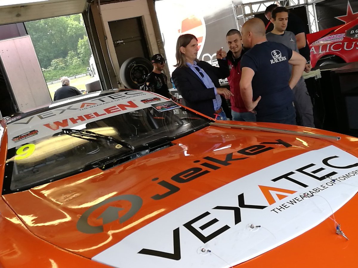 New sponsor for <a href="/GimmyErcoli/">Gianmarco Ercoli</a> and the #9 Mustang: <a href="/Vexatec/">VEXATEC</a> wearable technologies

#NASCAR #EuroNASCAR #PureRacing