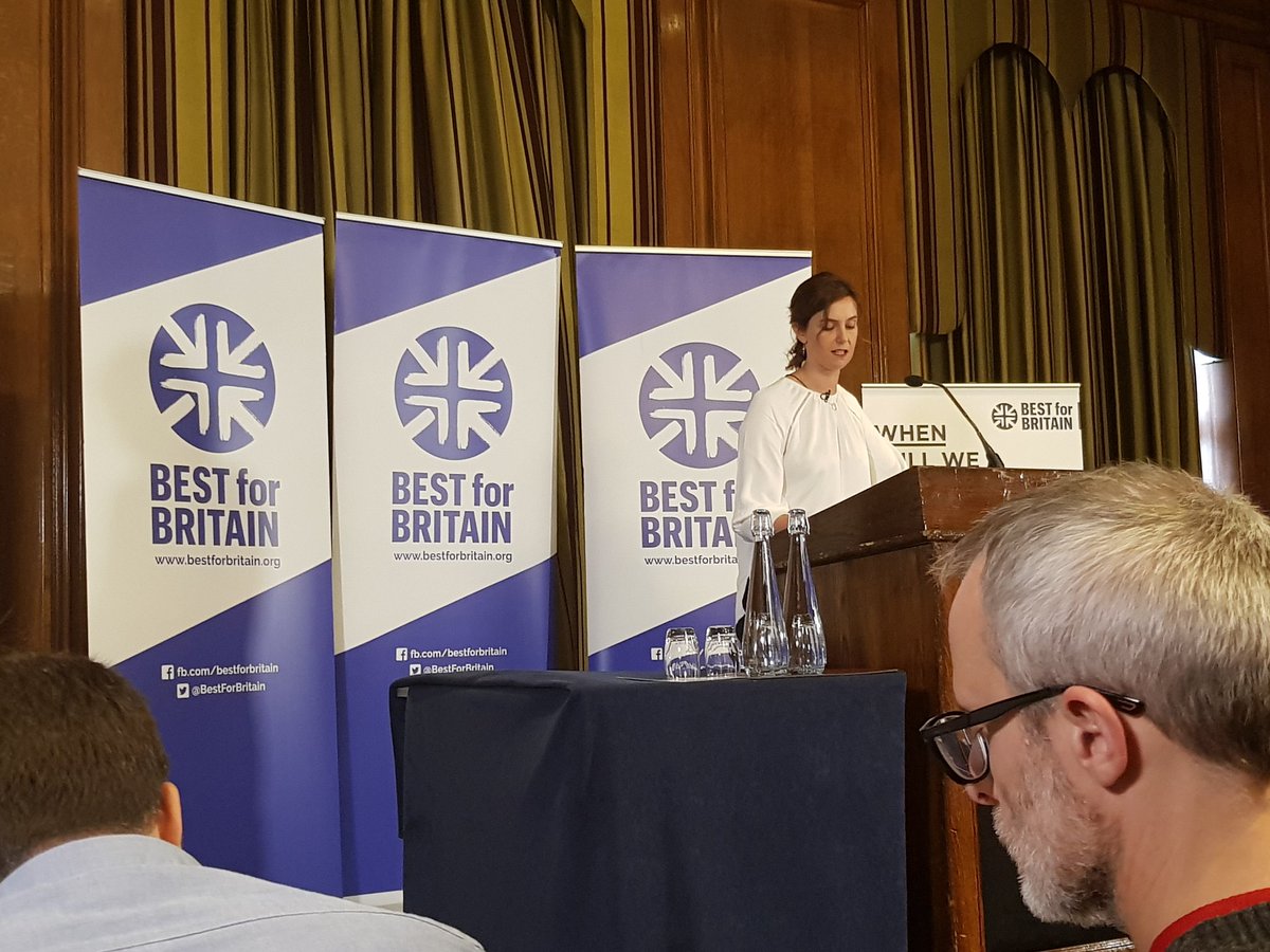 RenewParty's tweet photo. It is great to hear @eloisetodd being so refreshingly blunt about how the future generations livelihoods are going to be destroyed due to the failed promises created by the Leave campaign. #PeoplesVote #Best4Britain https://t.co/2PIJv6tWVf