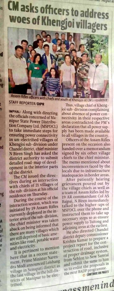 laimacha's tweet photo. Who is telling lies and fooling the world?  #Leishang village is not the last Indian village to get electrified.  CM of Manipur statement shows there are still more villages which are yet to be electrified in Manipur. https://t.co/vMTyHCmjKr
