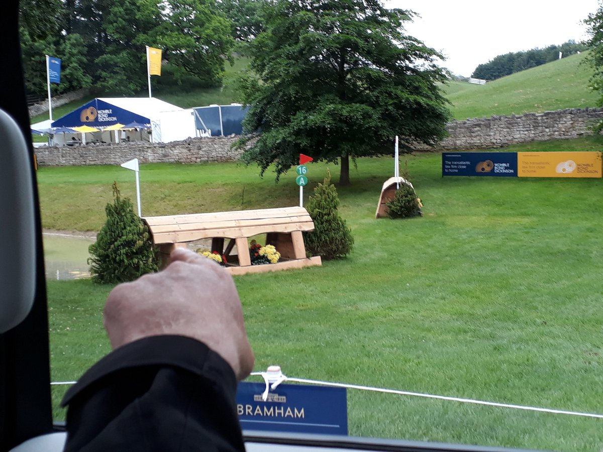 EquineHour's tweet image. A couple of XC fences from @BramhamPark horse trials #EquineHour #EBHT