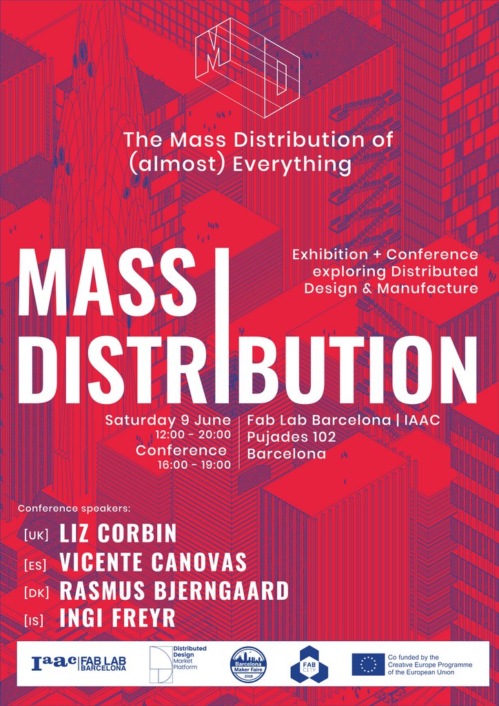 wearefaberin's tweet image. Tomorrow, we will be in &apos;Mass Distribution&apos; at Fab Lab Barcelona for the Barcelona Design Week. Our CEO, Vicente Cánovas Conesa, will participate in the conference as a speaker. We&apos;re waiting for you! #barcelonadesignweek #fablabbarcelona #massdistribution #design