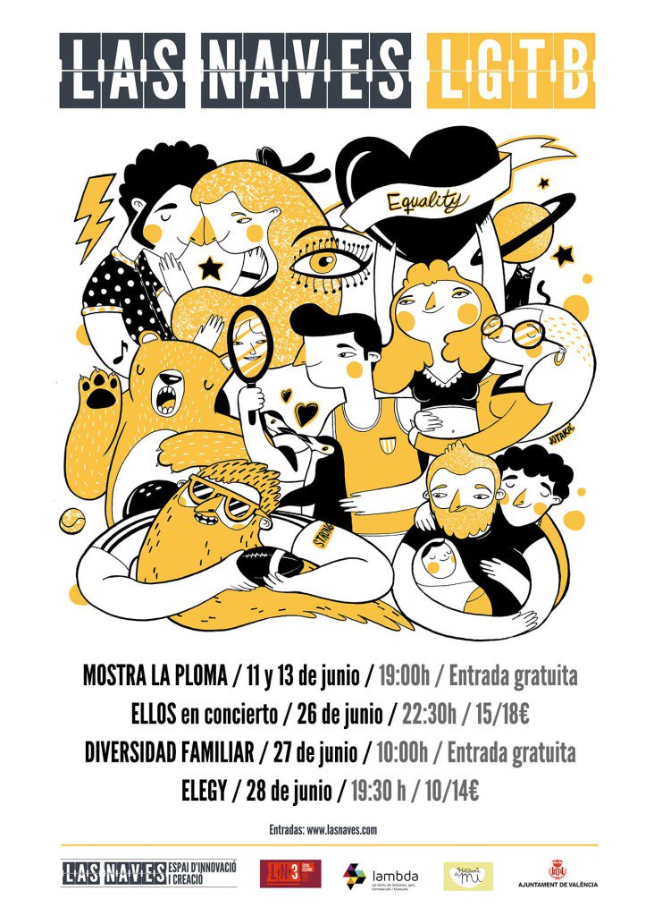 BSatelier's tweet photo. Apúntate este Lunes al Encuentro de Escritoras por la Diversidad en @LasNavesINN en Valencia. Podrás intercambiar opiniones en torno a la Diversidad y la Literatura  herramienta fundamental para la transformación social. #Orgullo2018 #MesOrgulloLGBT #LGBTValencia #ProyectoRainbow https://t.co/M9py46Mt4p