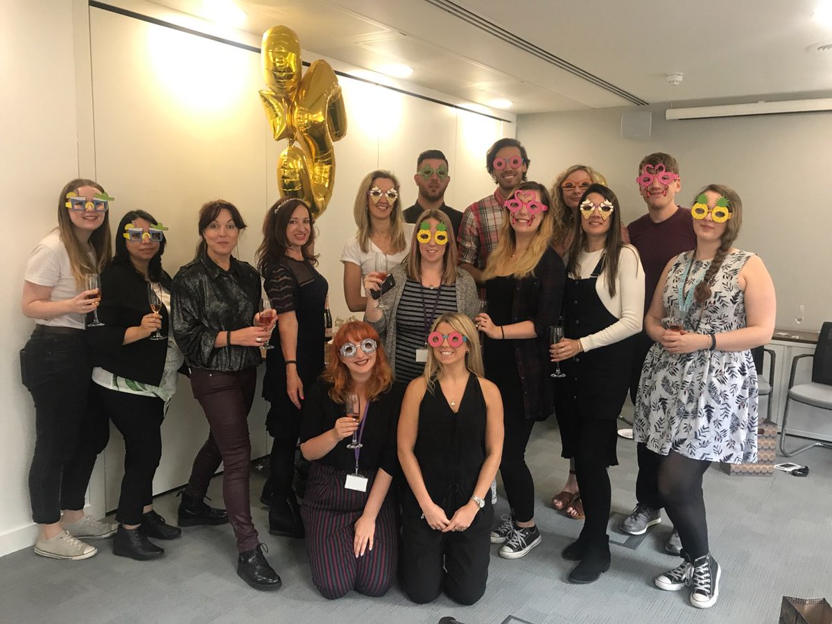 FourEngage's tweet photo. Happy 5th Birthday Four Engage 🎂.  Since 2013 we've grown from 2 to 17 and now work across all sectors delivering social campaigns and insights with our own trademarked methodology. We can't wait to see what the next 5 years brings. 🥂 https://t.co/bSBZrDEw1E