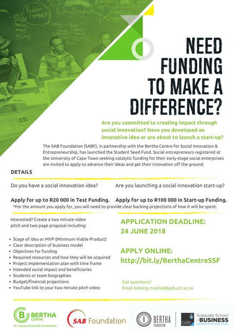 metseng_network's tweet photo. @UCTGSB https://t.co/axLQ52V5f0