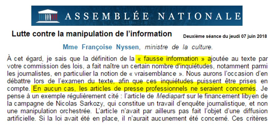  Neo-fascisme ? Les médias alignés seront dispensés de la loi sur les Fake News DfKRRTtX4AAkHty